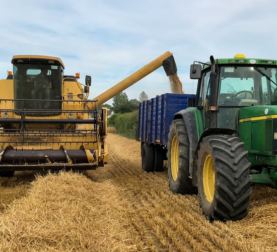 Tillage focus: Harvesting barley on a farm converting to direct drilling in Co. Kilkenny
