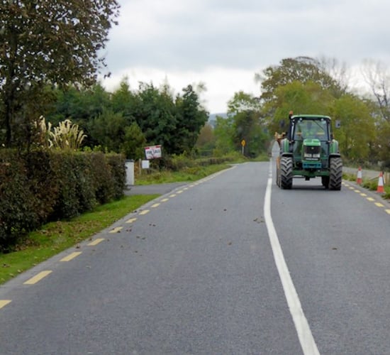 Tractor driver sought following traffic collision