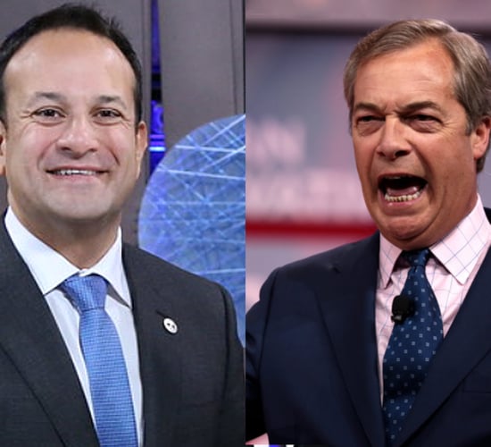 Taoiseach is a 'Brussels man' - Farage