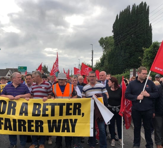 Employee tells protest he feels 'very let down' by Bord na Móna's actions