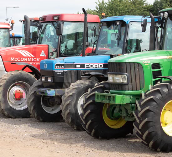 Table: What are the most popular used imported tractors for the first 6 months?