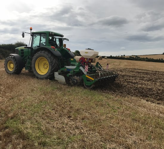 Extension for catch crop establishment in ACRES