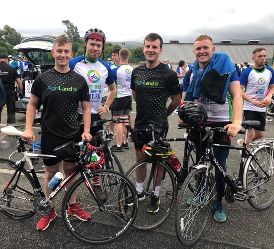 4 farmers embark on 80km cycle to Electric Picnic
