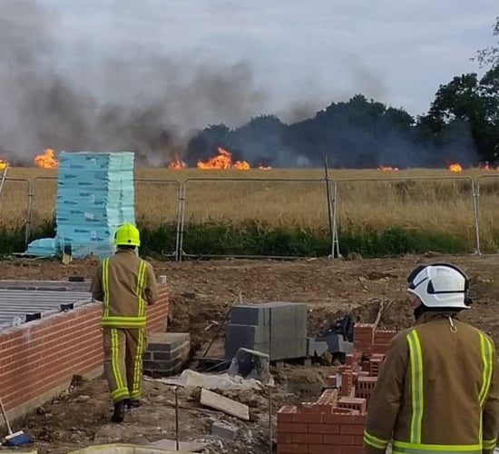 6 teens arrested in connection with 140ac UK crop fire