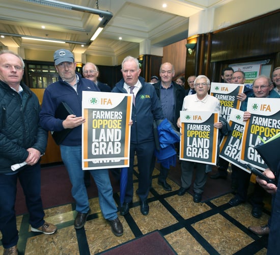 'We are the greenest farmers in Ireland and we are the most punished...'