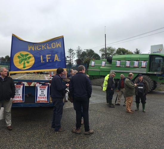 Second picket in place as IFA grain price protest escalates
