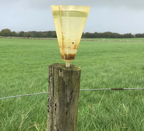 Almost 400% of average rainfall amounts experienced in areas