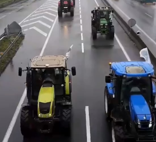 French farmers blockade roads in protest of 'agri bashing'