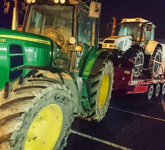 Tractor seized and 'range of offences dealt with'