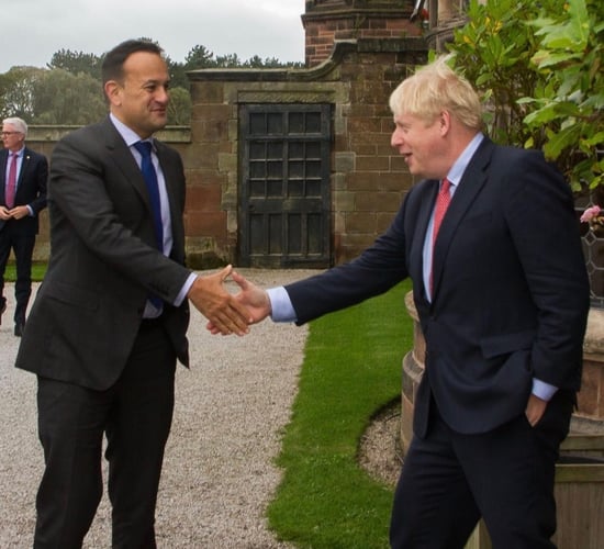 Brexit talks: Varadkar and Johnson 'could see pathway to possible deal'