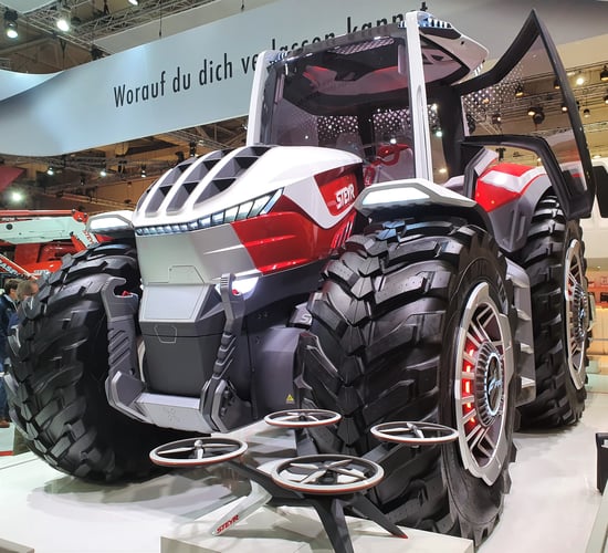 Striking Steyr 'concept tractor' pulls the punters at Agritechnica