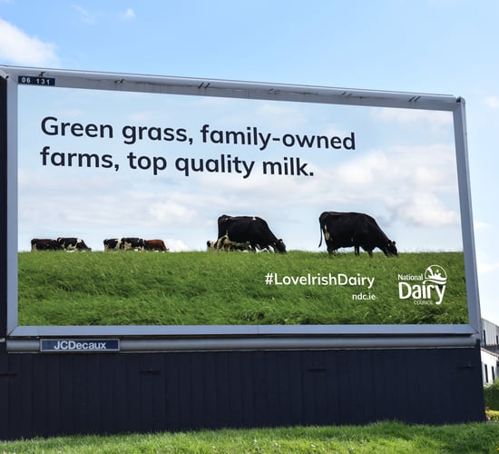 Billboard campaign unveiled by NDC to promote Irish dairy