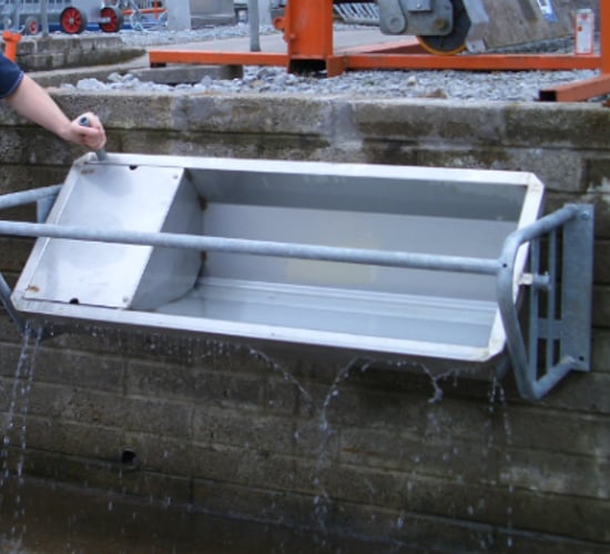 Tired of cleaning out water troughs? Then a tip-over drinker might be for you