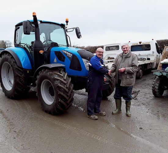 Farmer buys Landini tractor...for his 88th birthday
