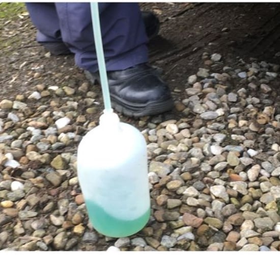 Colour combo crime: Car pulled on green diesel...and kerosene