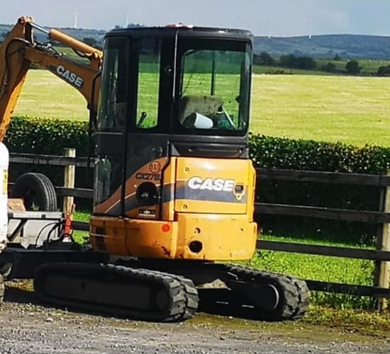 Mini digger and 2 trailers stolen from yard in Mayo