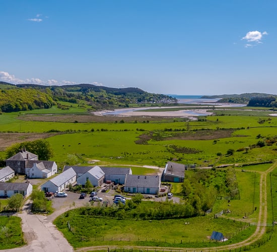 Change of scene: Diverse farm portfolio with 238ac and 10 holiday cottages...in Scotland