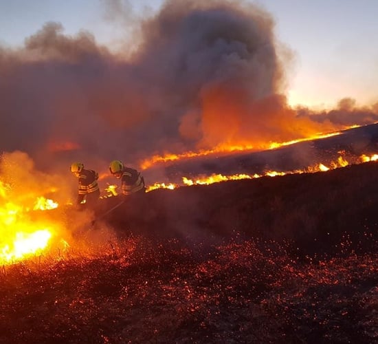 Farmers urged to be 'extra vigilant' with red fire warning in place