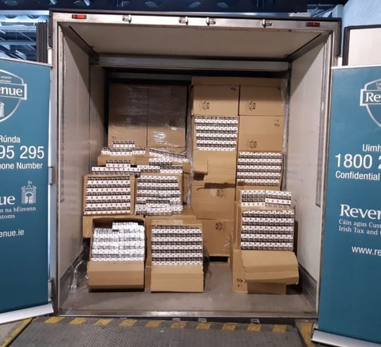 Over 8 million cigarettes smuggled in frozen chicken container