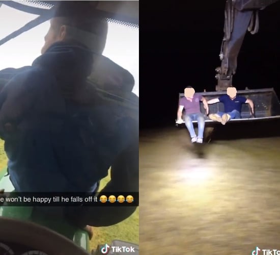 TikTok farm machinery pranks 'an accident waiting to happen'
