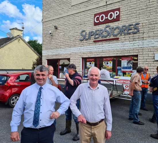 TD calls on Dairygold to reconsider co-op store closures