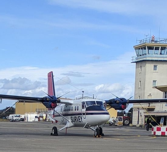 National geological survey: Will you spot the low-flying airplane as it collects data?