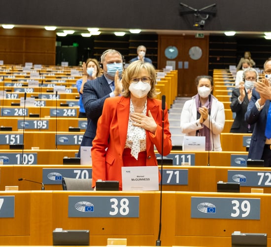 European Parliament votes to approve McGuinness as commissioner
