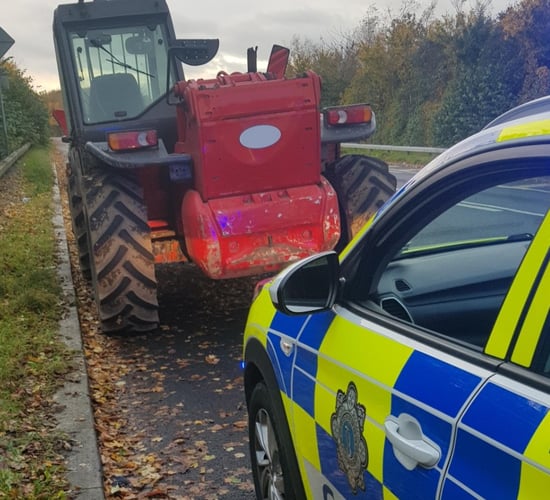 Telehandler seized by Gardaí 'with proceedings to follow'