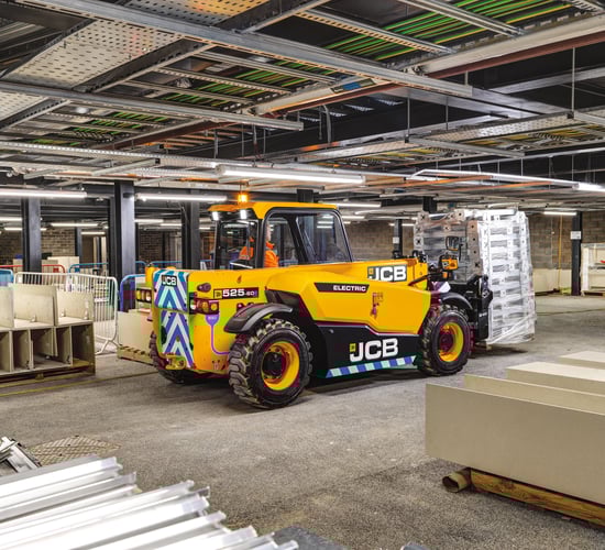 Pics: JCB unveils first ever 'zero-emission' electric Loadall