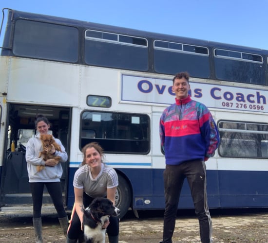Farm family in drive to convert double decker bus