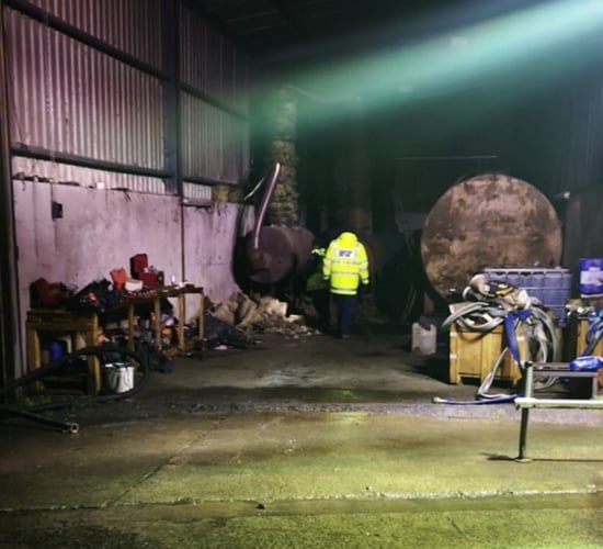 Fuel laundering plant uncovered in rural raid by Revenue