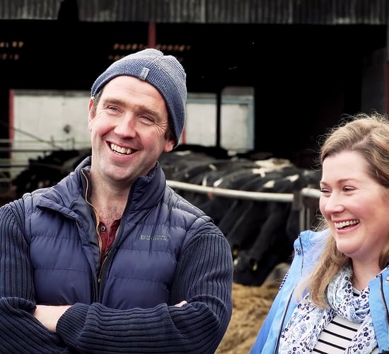 'George goes dairy farming': 1 couple; 2 farms; 3 kids; and 750 cows