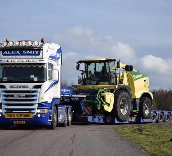 World's biggest harvester makes its way to Ireland
