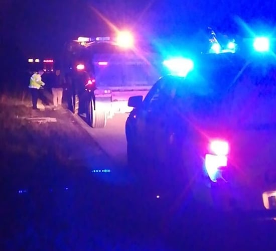 Tractor impounded after being stopped on motorway