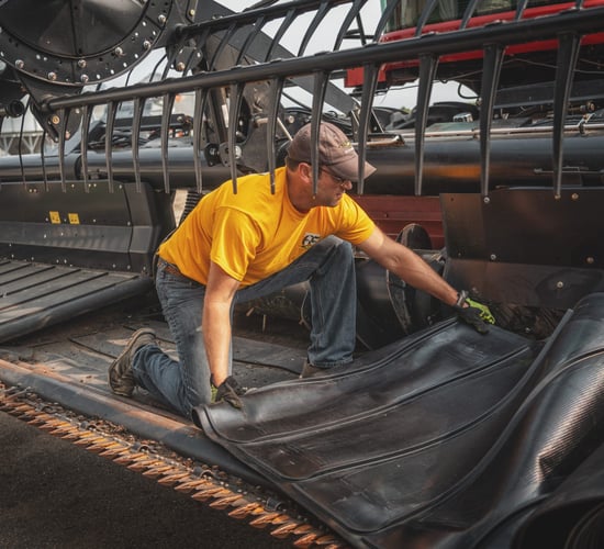 How to save downtime when replacing belting on balers