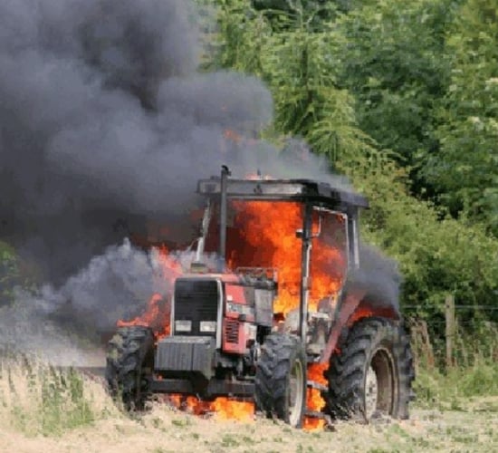 Top tips to reduce risk of tractor fires this silage season