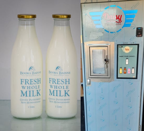 Boora Bainne: Farmer goes the vending machine route in Offaly
