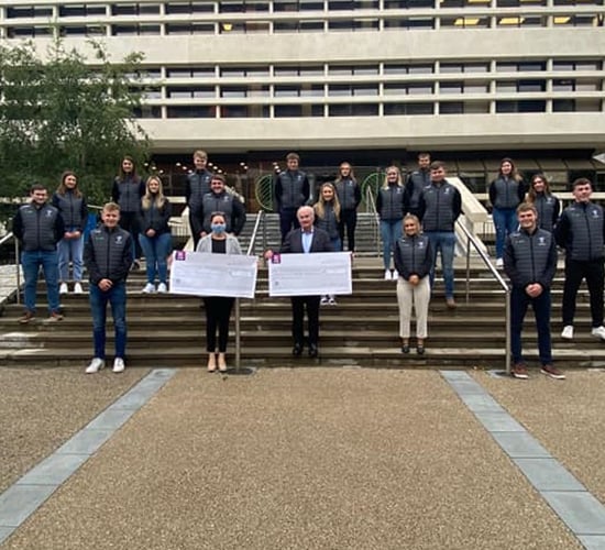 UCD AgSoc donates cheques to chosen charities