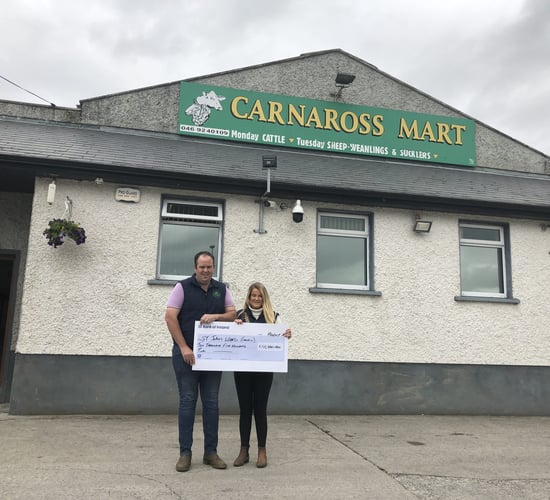 Carnaross Mart donates €10,500 to Crumlin hospital