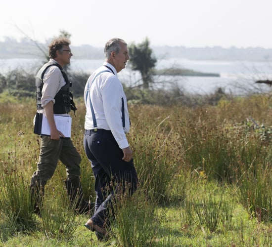 Minister takes to the waves to visit wader breeding islands