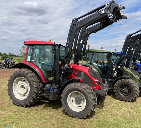 The new A series Valtra tractors at Doncaster launch