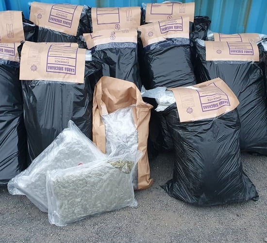 Cannabis worth €2 million concealed in boxes of vegetables