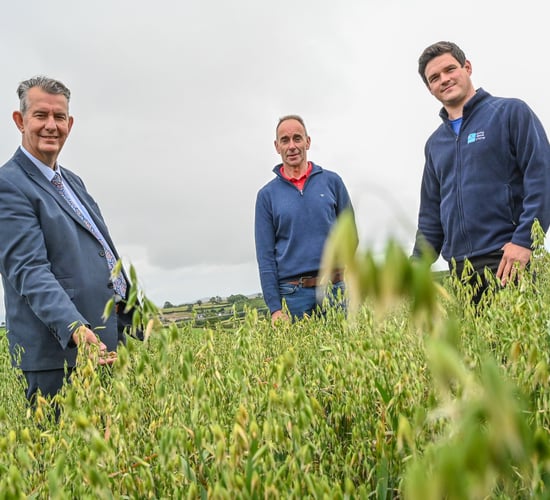 Minister opens fifth EFS round during Co. Down farm visit