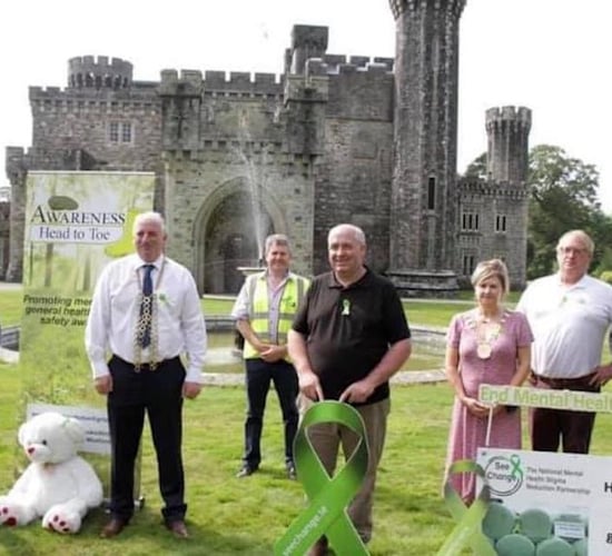 'Green Ribbon' mental health campaign supported by dairy farmer