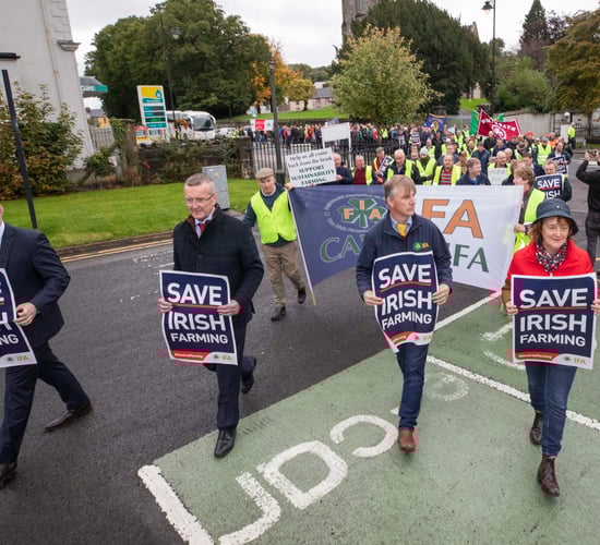 Farmers gather in Cavan for start of day of IFA rallies