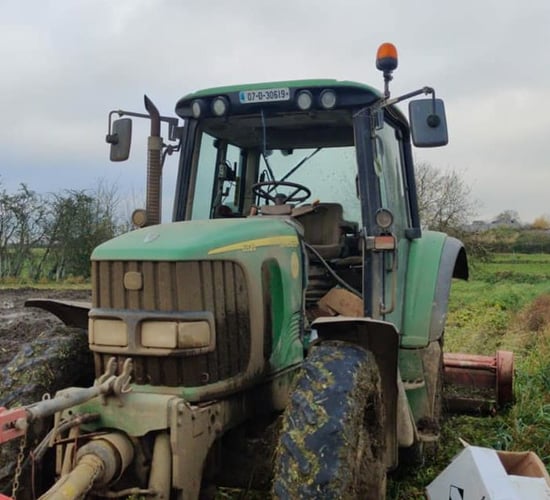 John Deere tractor along with topper stolen in Meath