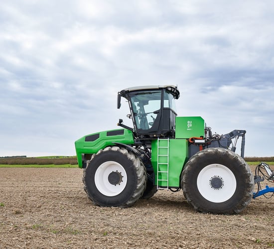 World’s first biomethane-powered hybrid tractor unveiled