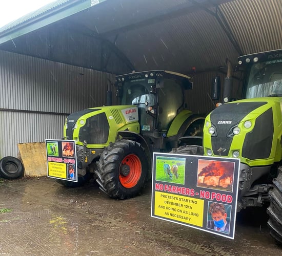 Farmer protest calls for Green Party MEP to resign after letter to banks