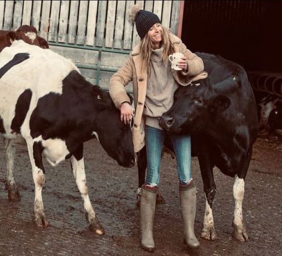 Friday: 'Farmer in Training' Sophie shows us around