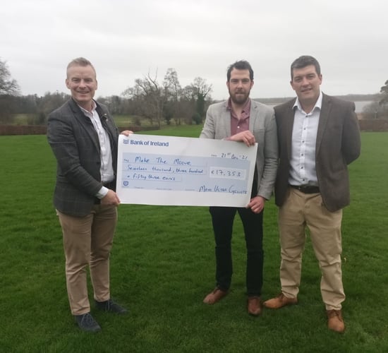 Ultra Cyclists donate €55k towards positive mental wellbeing in rural areas